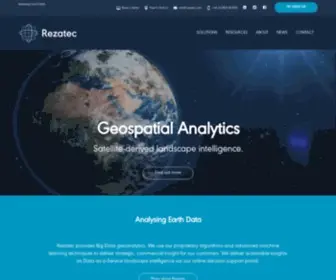 Rezatec.com(Geospatial Data Analytics expert) Screenshot