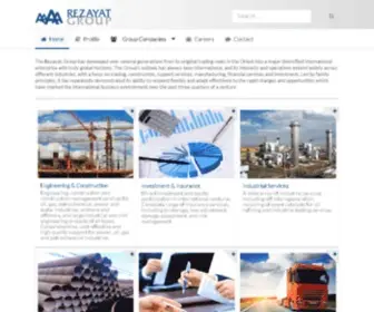 Rezayat.com(Rezayat Group) Screenshot