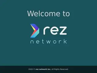 Rez.com(REZ Network Inc) Screenshot