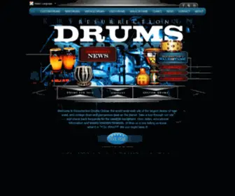 Rezdrums.com(Rezdrums) Screenshot