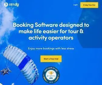 Rezdy.com(Online Booking System for Tour & Experience Providers) Screenshot