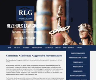 Rezendeslaw.com(Rezendes Law Group) Screenshot