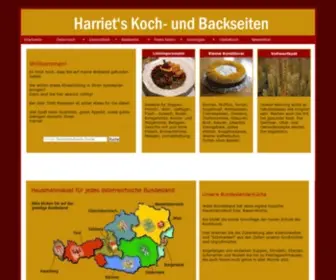 Rezeptesammlung.net(Harriet´s Koch) Screenshot