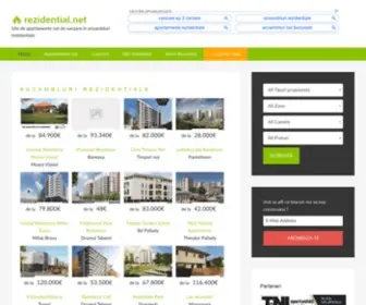 Rezidential.net(Apartamente noi de vanzare in ansambluri rezidentiale) Screenshot