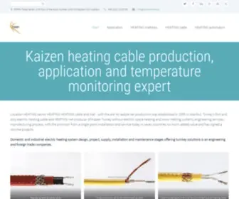 Rezistanskablosu.com(Flexible heating systems in Turkey) Screenshot