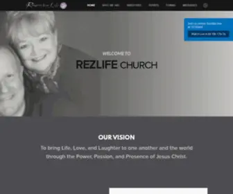 Rezlife.org(Rezlife Church) Screenshot