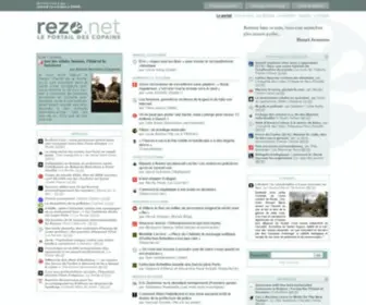 Rezo.net(Le portail des copaines) Screenshot