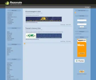 Rezonate.com(Rezonate) Screenshot