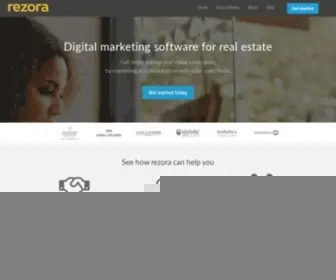 Rezora.com(Real Estate Marketing Software) Screenshot