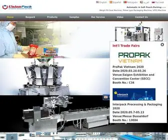 Rezpackmachine.com(Pouch Packing Machine) Screenshot