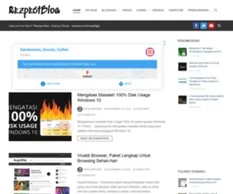 Rezpectblog.web.id(Tutorial Aplikasi dan Android Bahasa Indonesia) Screenshot