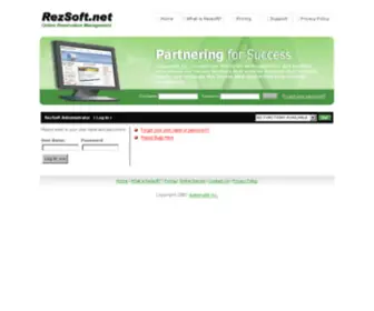 Rezsoft.net(Property Management Reservation Software by Automatit) Screenshot