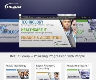 Rezultgroup.com(Rezult Group) Screenshot