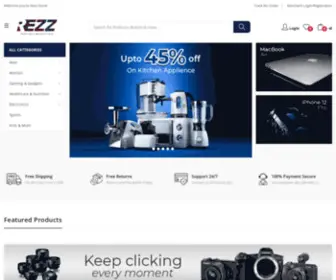 Rezz.com.bd(HomePage) Screenshot