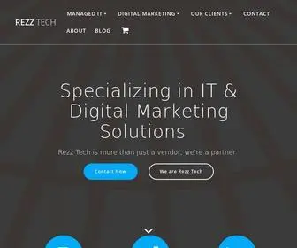 Rezztech.com(Rezz Tech) Screenshot