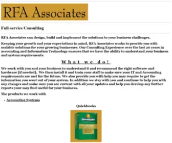 Rfa.net(RFA Associates) Screenshot