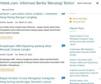 Rfatek.com(Media Informasi Teknologi) Screenshot