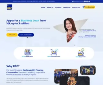RFC.com.ph(RFC Personal and Business Loans) Screenshot