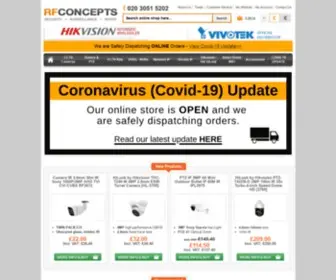 Rfconcepts.co.uk(CCTV Cameras) Screenshot