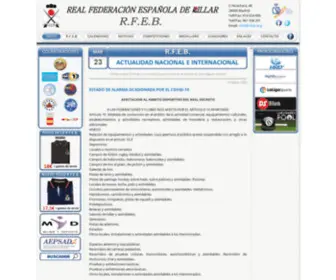 Rfeb.org(Web Oficial de la RFEB) Screenshot