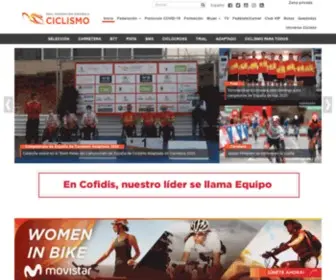 Rfec.com(Portal de la federación española de ciclismo) Screenshot
