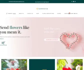 Rfgardens.com(Buy Fresh Flower in Lagos Nigeria. Plants in Lagos) Screenshot