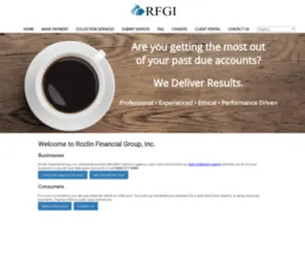 Rfgionline.com(RFGI (Rozlin Financial Group) Screenshot