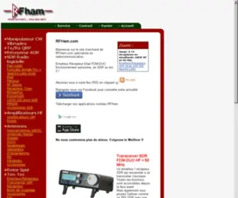 Rfham.com(Radioamateur) Screenshot