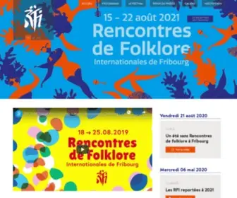 Rfi.ch(Rencontres de folklore internationales) Screenshot