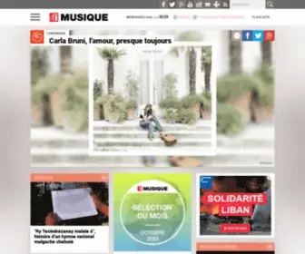 Rfimusic.com(RFI Musique) Screenshot