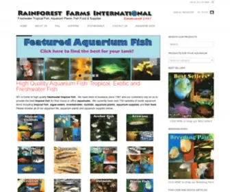 Rfitropicalfish.com(High quality & healthy freshwater aquarium fish for sale) Screenshot