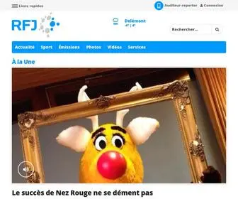 RFJ.ch(RFJ votre radio régionale) Screenshot