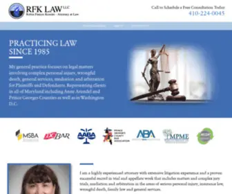 RFklawllc.com(Robin Finizio Kessler) Screenshot