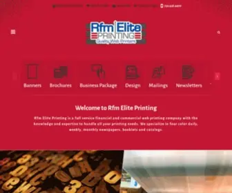 Rfmelite.com(Rfm Elite Printing) Screenshot