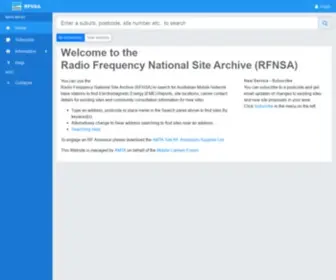 RFnsa.com.au(RFnsa) Screenshot