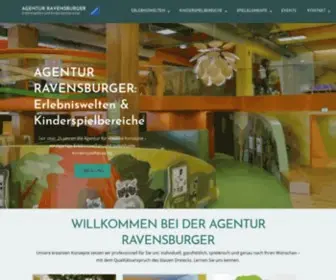 RFP-Ravensburger.de(Über Ravensburger) Screenshot