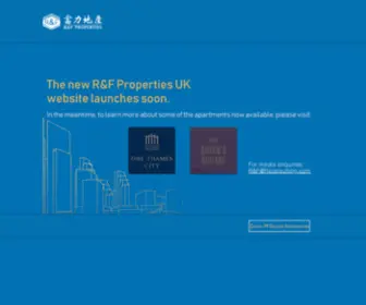 RFpropertiesuk.com(R&F Properties UK) Screenshot