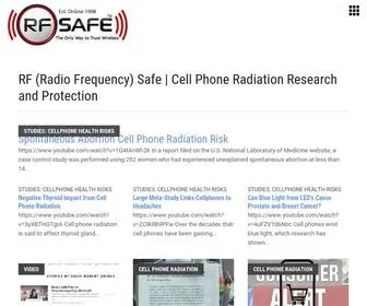 Rfsafe.com(Home of the scp (safe cellular phones)) Screenshot