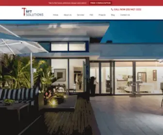 RFtsolutions.com.au(Drafting Services & Building Designers Melbourne) Screenshot