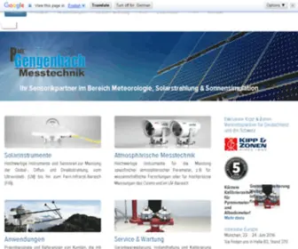 RG-Messtechnik.de(Willkommen bei Gengenbach Messtechnik) Screenshot