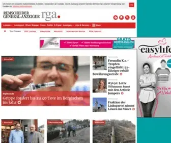 Rga.de(Remscheider Generalanzeiger) Screenshot