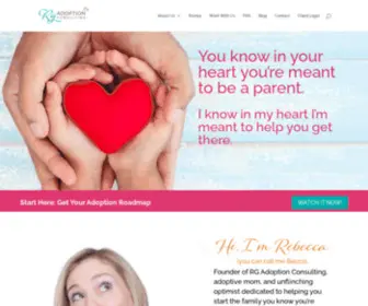 Rgadoptionconsulting.com(RG Adoption Consulting) Screenshot