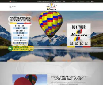 Rgaero.com(Aircraft, Helicopter, Hot Air Balloon Aircraft Sales) Screenshot