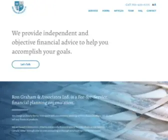 Rgafinancial.com(Ron Graham & Associates) Screenshot