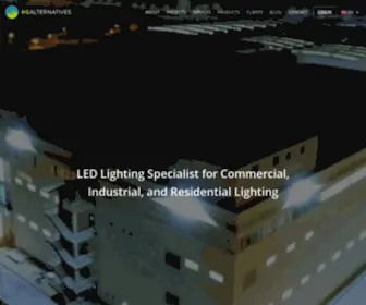 Rgalternatives.com(Environmental Friendly LED Lighting) Screenshot