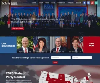 Rga.org(The Republican Governors Association) Screenshot