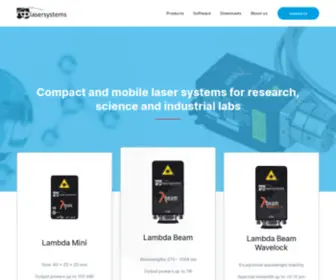 RGB-Lasersystems.com(For research) Screenshot