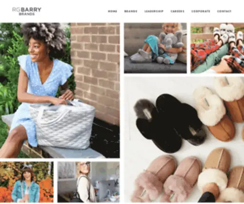 Rgbarry.com(RG Barry Brands) Screenshot