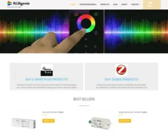 RGbgenie.com(RGB Genie) Screenshot