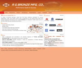 RGbronze.com(R G Bronze) Screenshot